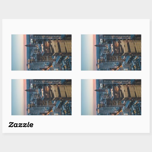 Frankfurt Duitsland Rechthoekige Sticker (Vel)