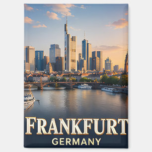 ✈️ Frankfurt Duitsland Reis Cadeau 🌆 Magneet