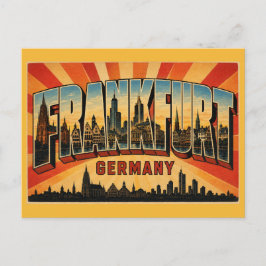 Frankfurt Duitsland Römer Briefkaart