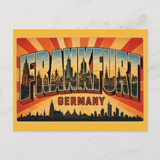 Frankfurt Duitsland Römer Briefkaart (Voorkant)