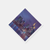 Frankfurt Duitsland 's nachts  Servet (Hoek)