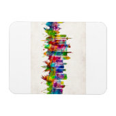 Frankfurt Duitsland Skyline Magneet (Horizontaal)