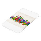 Frankfurt Duitsland Skyline Magneet (Linkerzijde)