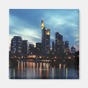 Frankfurt, Duitsland Skyline Magneet