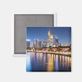 Frankfurt, Duitsland skyline Magneet (Voorkant / Achterkant)