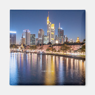 Frankfurt, Duitsland skyline Magneet