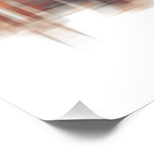 Frankfurt Duitsland Skyline Perfect Poster (Hoek)