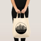 Frankfurt Duitsland Skyline Tote Bag (Voorkant (product))