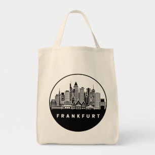 Frankfurt Duitsland Skyline Tote Bag