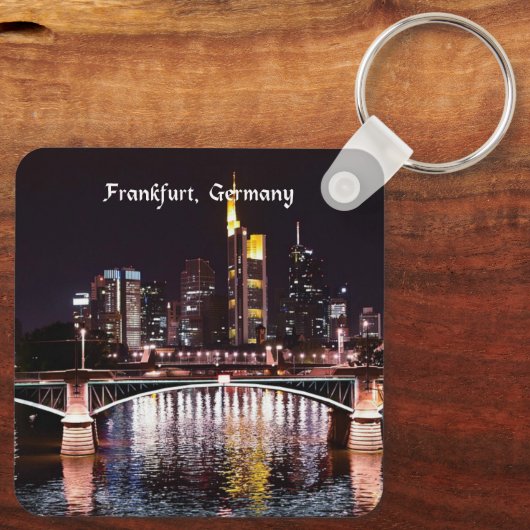 Frankfurt, Duitsland Sleutelhanger (Achterkant)