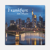Frankfurt Duitsland Souvenir Magneet (Voorkant)
