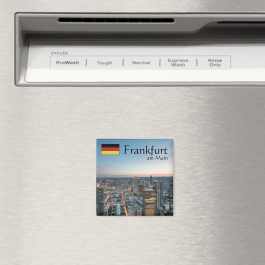 Frankfurt Duitsland Souvenir Magneet (Insitu (Vaatwasser))