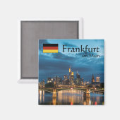 Frankfurt Duitsland Souvenir Magneet (Voorkant / Achterkant)