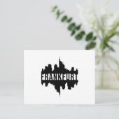 Frankfurt Duitsland Stadsgezicht Cool Grappig cade Briefkaart (Staand voorkant)