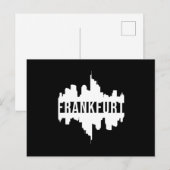 Frankfurt Duitsland Stadsgezicht Grappig cadeau id Briefkaart (Voorkant / Achterkant)