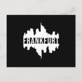 Frankfurt Duitsland Stadsgezicht Grappig cadeau id Briefkaart (Voorkant)