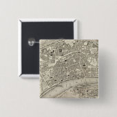 Frankfurt, Duitsland Vierkante Button 5,1 Cm (Voorkant /achterkant)