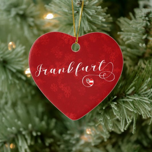 Frankfurt Heart, Ornament kerstboom, Duitsland (Boom)