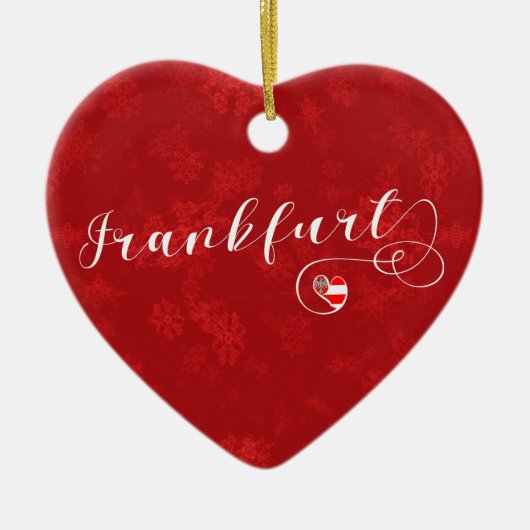 Frankfurt Heart, Ornament kerstboom, Duitsland (Voorkant)