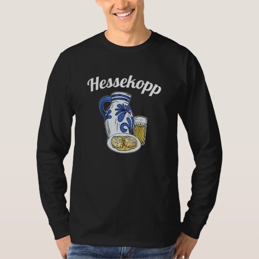 Frankfurt Hessen Apple Wine Gezegde Hessekopp Ffm  T-shirt (Voorkant)