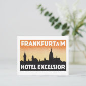 Frankfurt Hotel Excelsior Briefkaart (Staand voorkant)