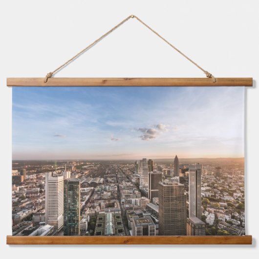 Frankfurt Main Duitsland Hangend Wandkleed (Voorkant)