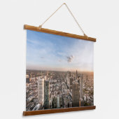 Frankfurt Main Duitsland Hangend Wandkleed (Gebogen)