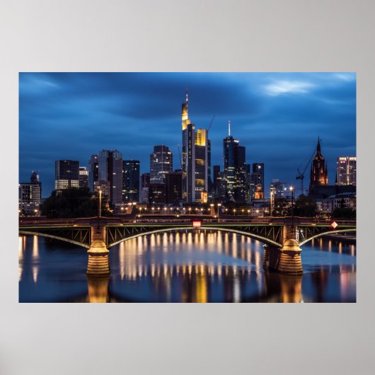 Frankfurt Main Duitsland Poster (Voorkant)