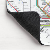 Frankfurt metro Mousepad Muismat (Hoek)