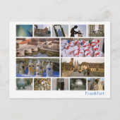 Frankfurt multi-afbeelding briefkaart (Voorkant)