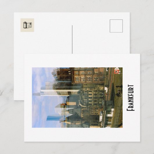Frankfurt Postcard Briefkaart (Voorkant / Achterkant)