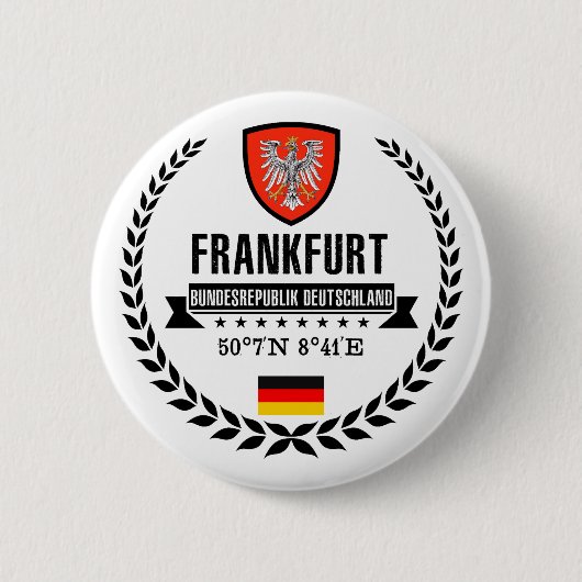 Frankfurt Ronde Button 5,7 Cm (Voorkant)