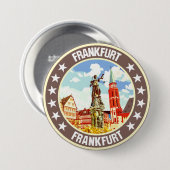 Frankfurt Ronde Button 7,6 Cm (Voorkant /achterkant)