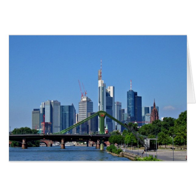 Frankfurt skyline (Voorkant Horizontaal)