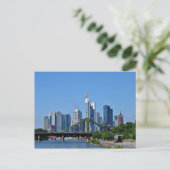 Frankfurt skyline briefkaart (Staand voorkant)