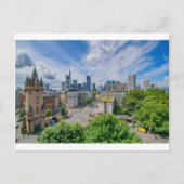 Frankfurt Skyline Briefkaart (Voorkant)