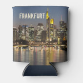 Frankfurt Skyline Duitsland  Souvenir cadeau Blikjeskoeler (Voorkant)