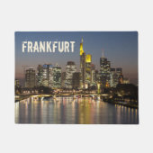 Frankfurt Skyline Duitsland  Souvenir cadeau Deurmat (Voorkant)