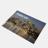 Frankfurt Skyline Duitsland  Souvenir cadeau Deurmat (Schuin)