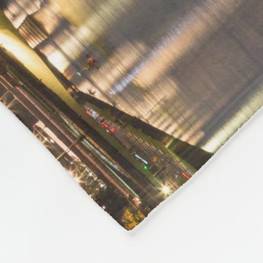 Frankfurt Skyline Duitsland  Souvenir cadeau Fleece Deken (Hoek)