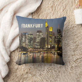 Frankfurt Skyline Duitsland  Souvenir cadeau Kussen