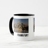 Frankfurt Skyline Duitsland Souvenir cadeau Mok (Voorkant links)