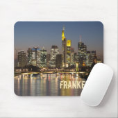 Frankfurt Skyline Duitsland  Souvenir cadeau Muismat (Met muis)