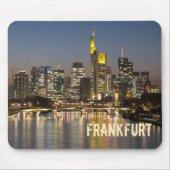 Frankfurt Skyline Duitsland  Souvenir cadeau Muismat (Voorkant)