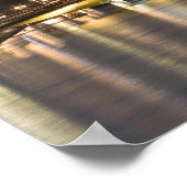 Frankfurt Skyline Duitsland  Souvenir cadeau Poster (Hoek)