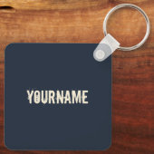 Frankfurt Skyline Duitsland Souvenir cadeau Sleutelhanger (Achterkant)