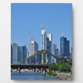 Frankfurt skyline fotoplaat (Voorkant)