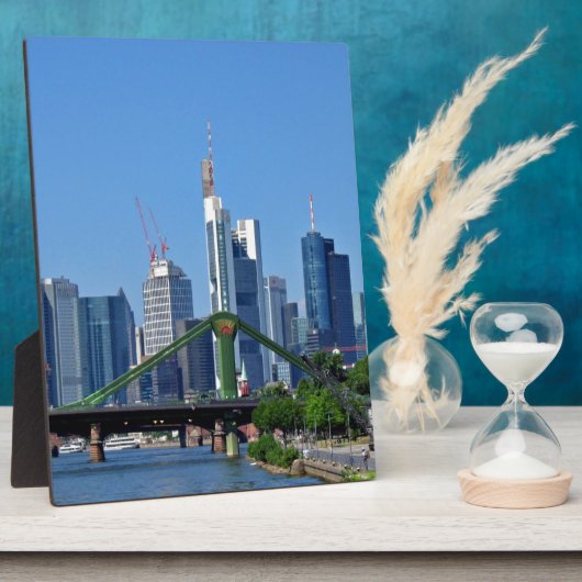 Frankfurt skyline fotoplaat (Zijkant)