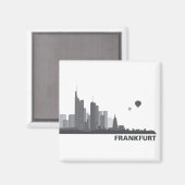 Frankfurt Skyline Kühlschrank Magnet (Voorkant / Achterkant)
