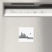 Frankfurt Skyline Kühlschrank Magnet (Insitu (Vaatwasser))